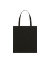 Light Tote Bag (Black) - Back view, product photo