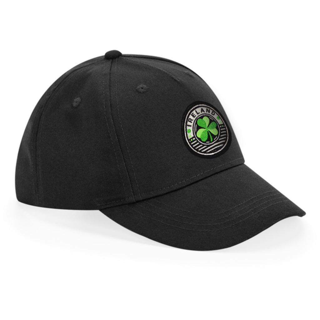 Ireland Circle Shamrock Junior organic cotton 5-panel cap