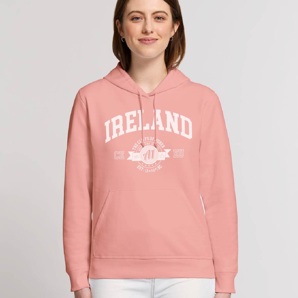 Canyon Pink: Moher A1 Organic Hoody