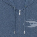 Logobeg Organic/Recycled Zip Hood