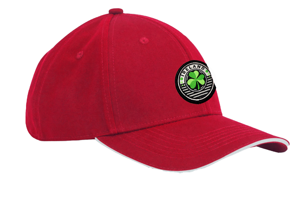 Ireland Circle Shamrock Organic cotton 6-panel Cap