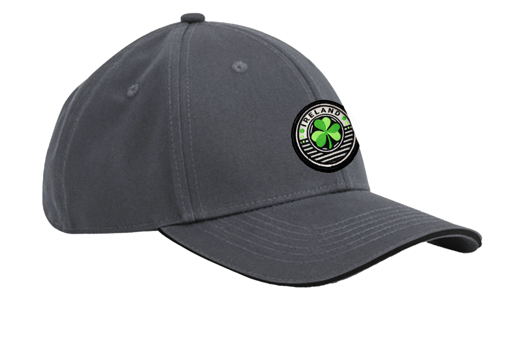 Ireland Circle Shamrock Organic cotton 6-panel Cap