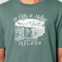 Monochrome Moher Cliffs Organic Unisex T-Shirt