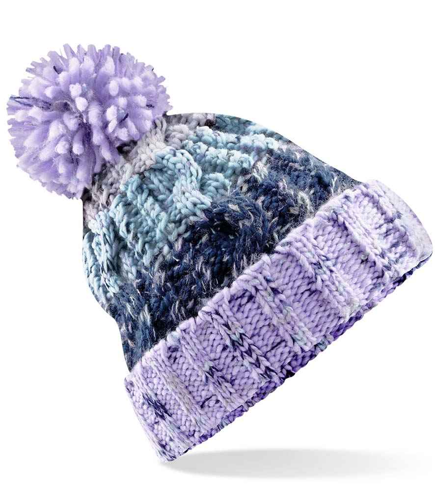 BB486 Beechfield Corkscrew Pom Pom Beanie